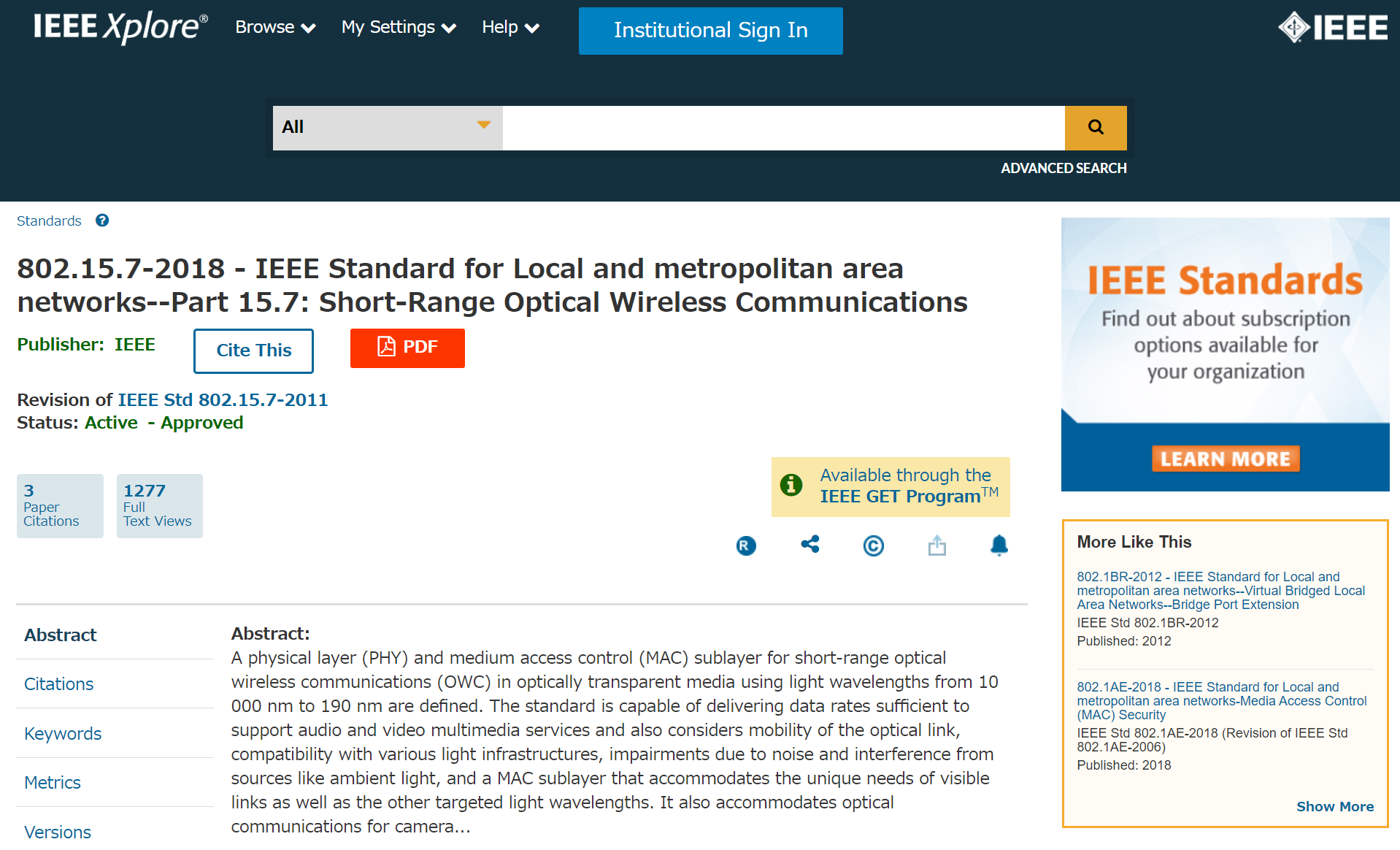 IEEE Standard 802.15.7-2018